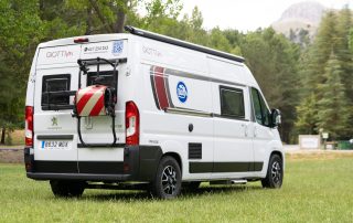 Parte trasera Giottivan 60B Camper